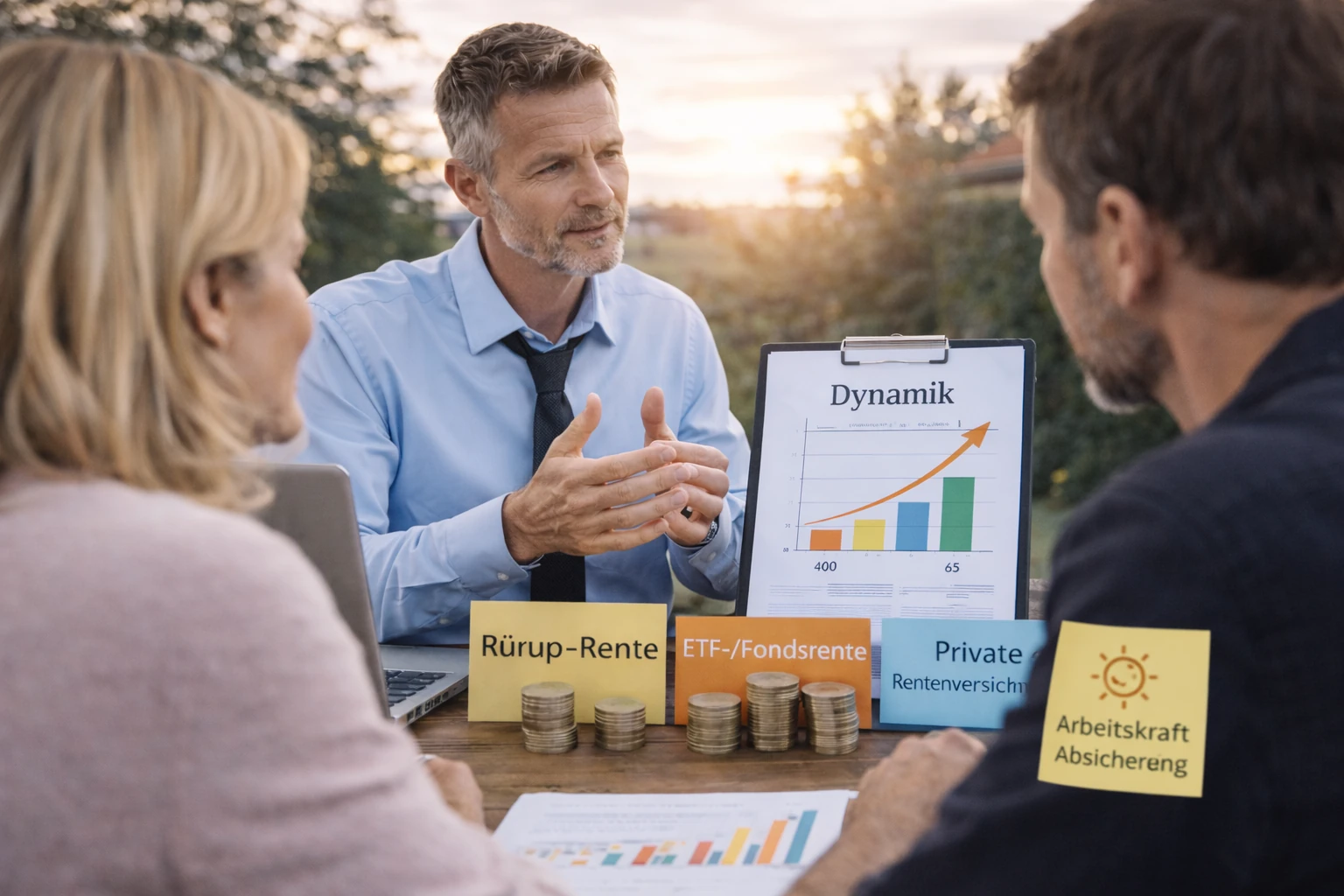 Hubschrauberpilot - Helikopterpilot Basisrente mit Rentenzahlung und Dynamik und Loss-of-License Versicherung