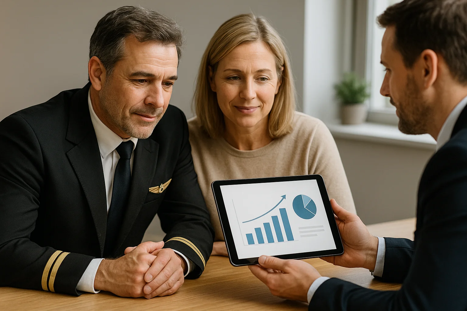 Lebenslange Rente mit Dynamik in der Altersvorsorge für Piloten und Fluglotsen