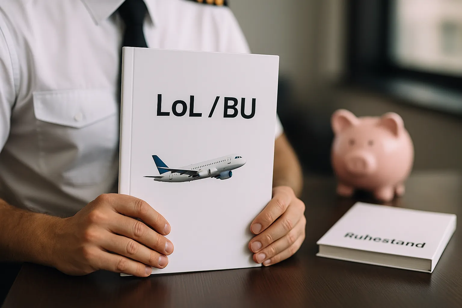 Pilot Loss-of-License Versicherung zuerst dann Altersvorsorge Fluglotse