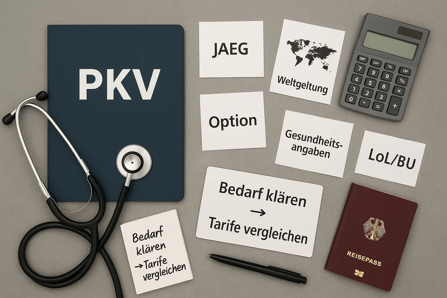 Für wen lohnt sich die PKV? Wahlleistungen, Weltgeltung und JAEG – Optionen und Gesundheitsangaben strukturiert planen