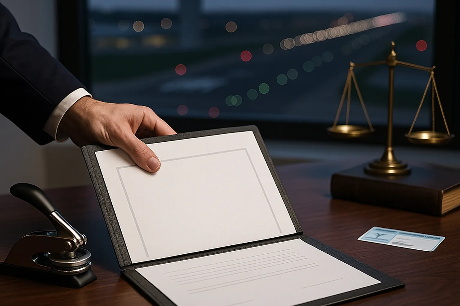 Fluglotse Loss-of-License Versicherung Leistungszertikat